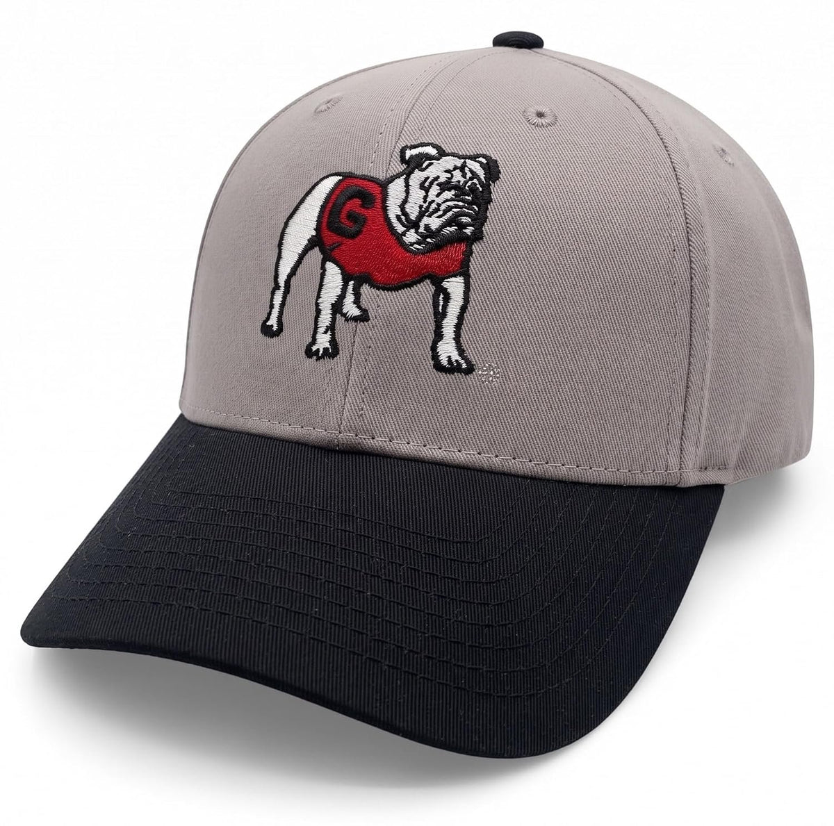 University of Georgia Two Tone MVP Hat Vivid Embroidered Bulldog Logo Cap