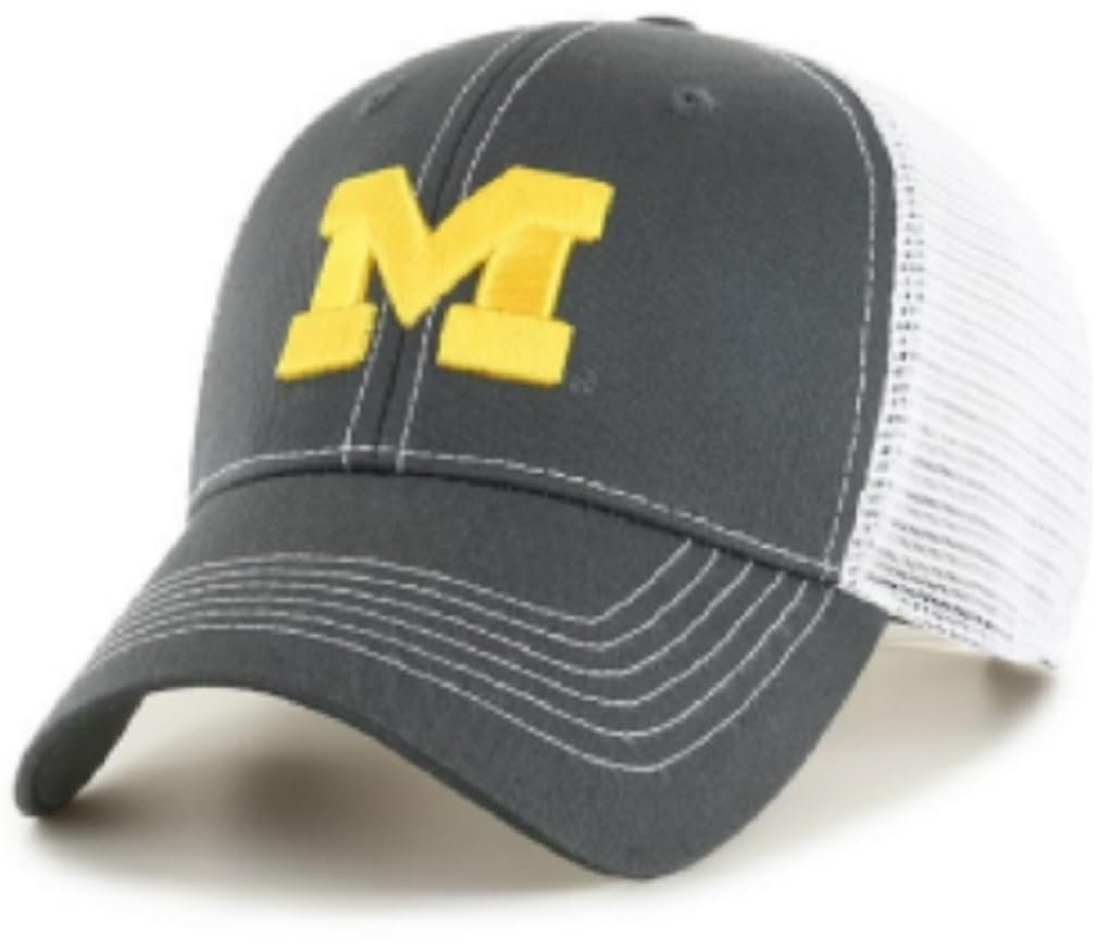 Officially Licensed Michigan University Hat Classic Adjustable Mesh Trucker Embroidered Team Logo Snapback Cap