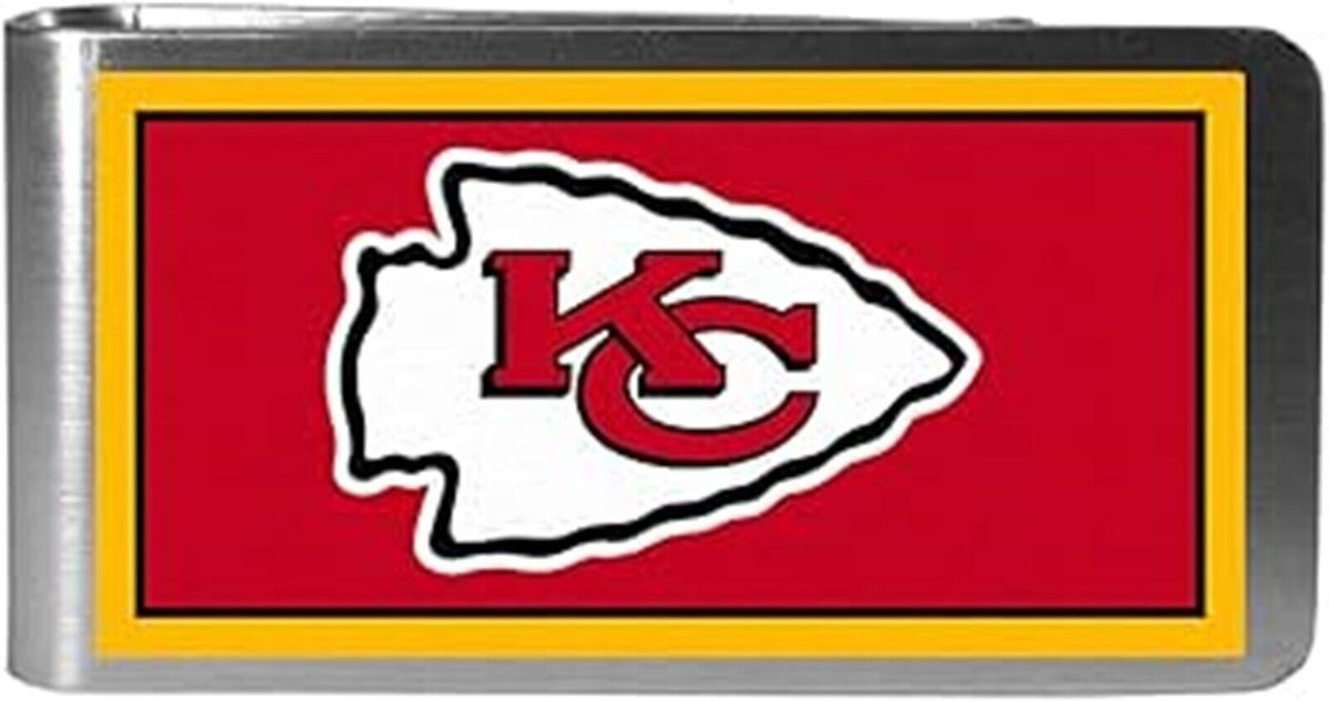 Kansas City Chiefs Steel Money Clip MVP Authentic NFL Football Team New
