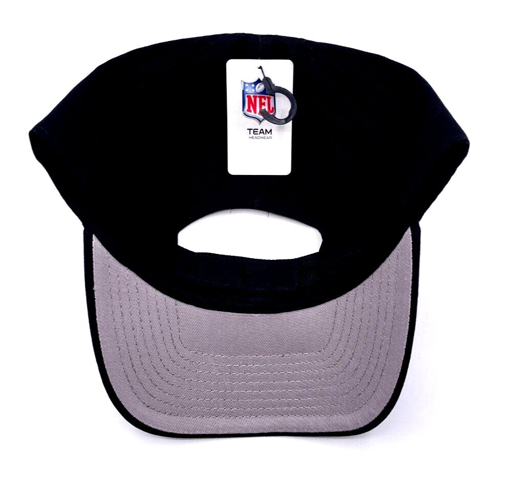 Denver Broncos Hat Solid Black MVP Structured Style NFL Football Team Logo Cap New