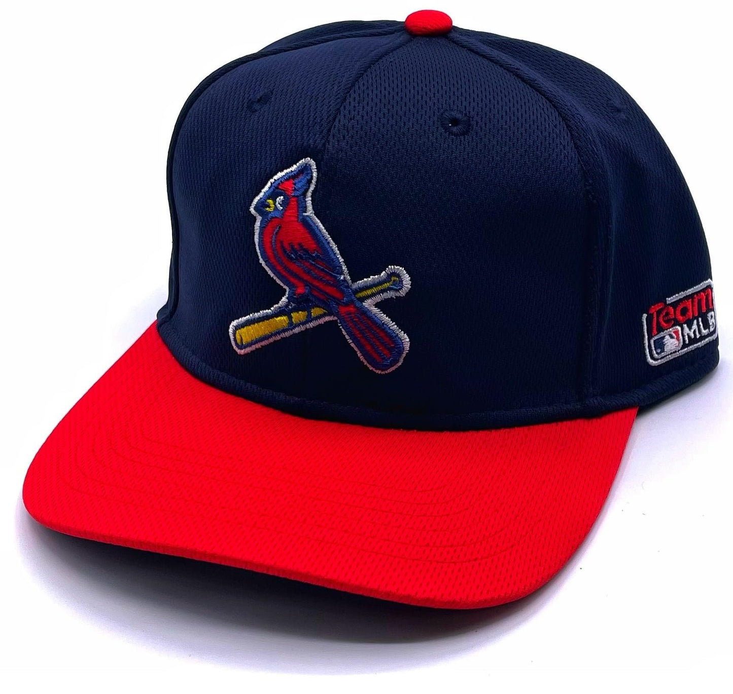 Officially Licensed St. Louis Baseball Kids Youth Hat Classic Two-Tone Embroidered Team Logo Cap (Red/Navy)