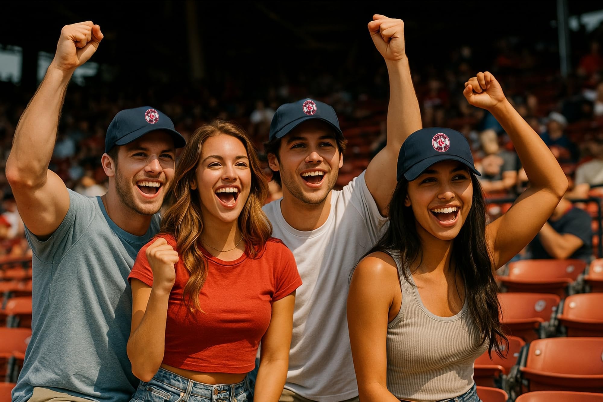 Officially Licensed Boston Red Sox Baseball Classic Edition Navy MVP Hat Adjustable Primary Home Team Logo Red/Blue Sox Sports Ball Cap