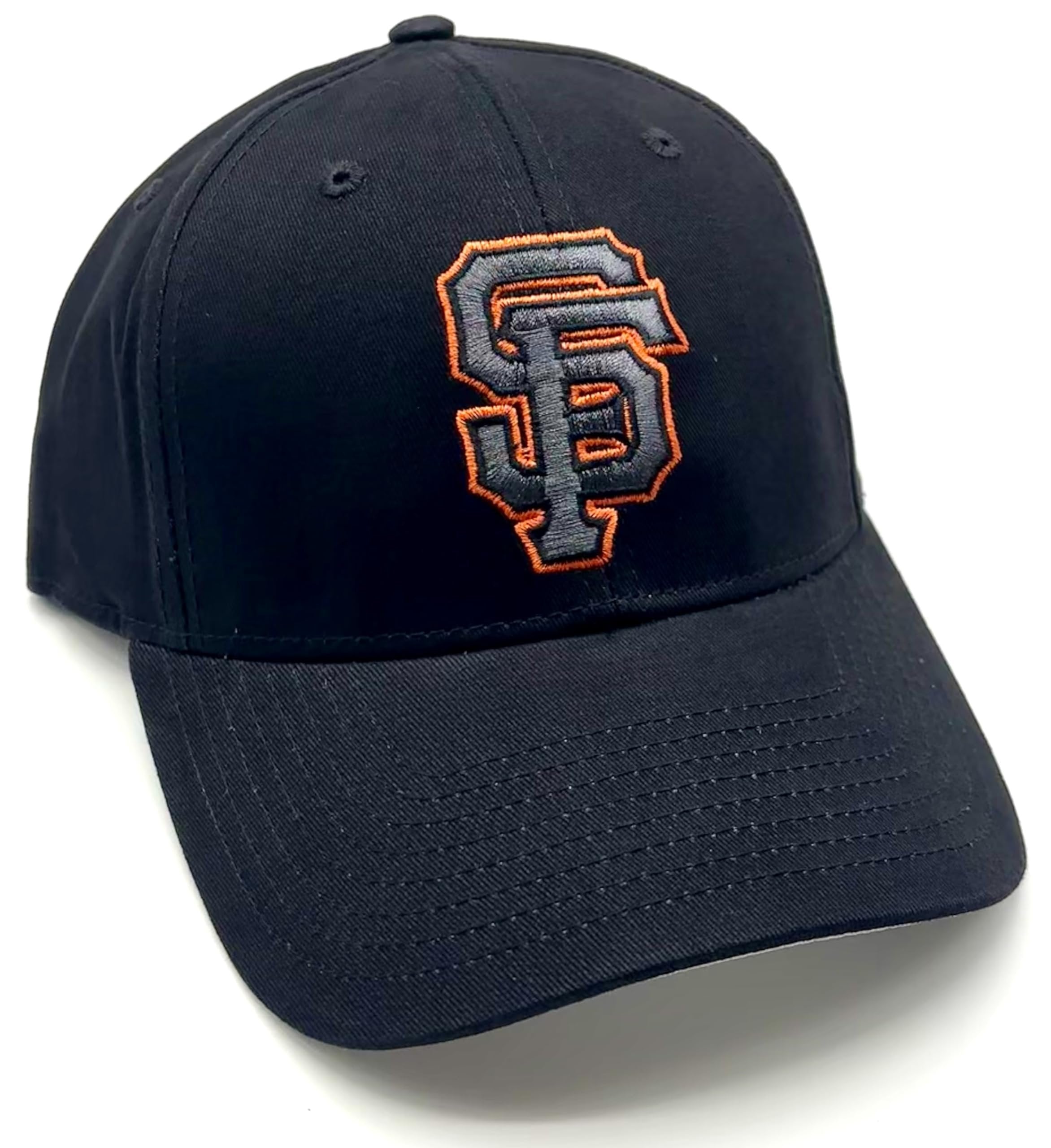 Officially Licensed San Francisco Baseball MVP Hat Classic Team Logo Adjustable Embroidered Black Cap