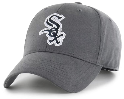 Chicago White Sox Hat Solid Gray MVP Structured MLB Baseball Team Logo Cap New