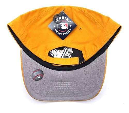 Officially Licensed Oakland Baseball MVP Hat Classic Edition Adjustable Embroidered Team Logo Solid Cap