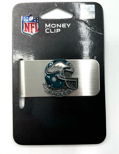 PHILADELPHIA EAGLES HELMET STEEL MONEY CLIP MVP AUTHENTIC NFL FOOTBALL TEAM NEW