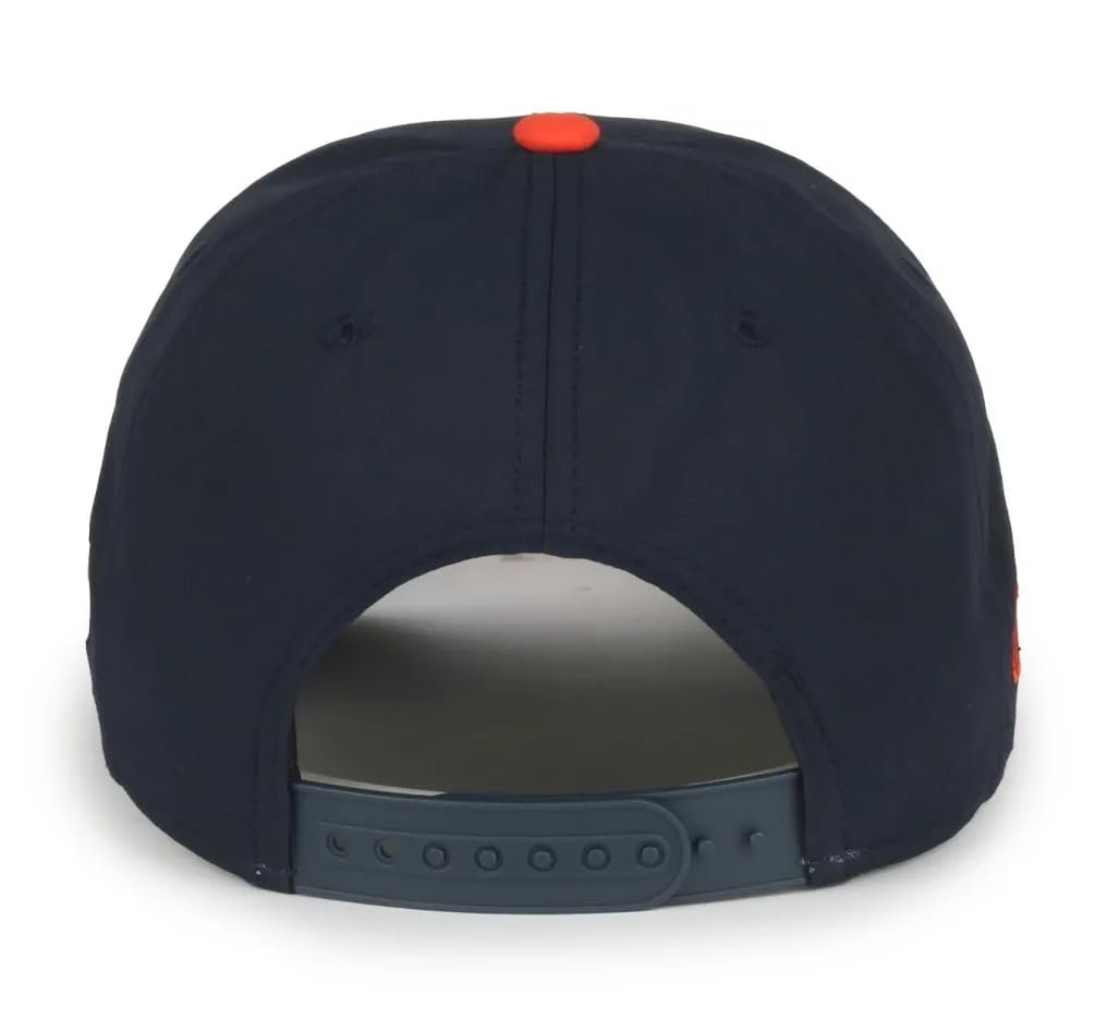 Officially Licensed Houston City Connect Hat Classic Edition Navy Blue Home Team Logo Adjustable Embroidered Structured Cap