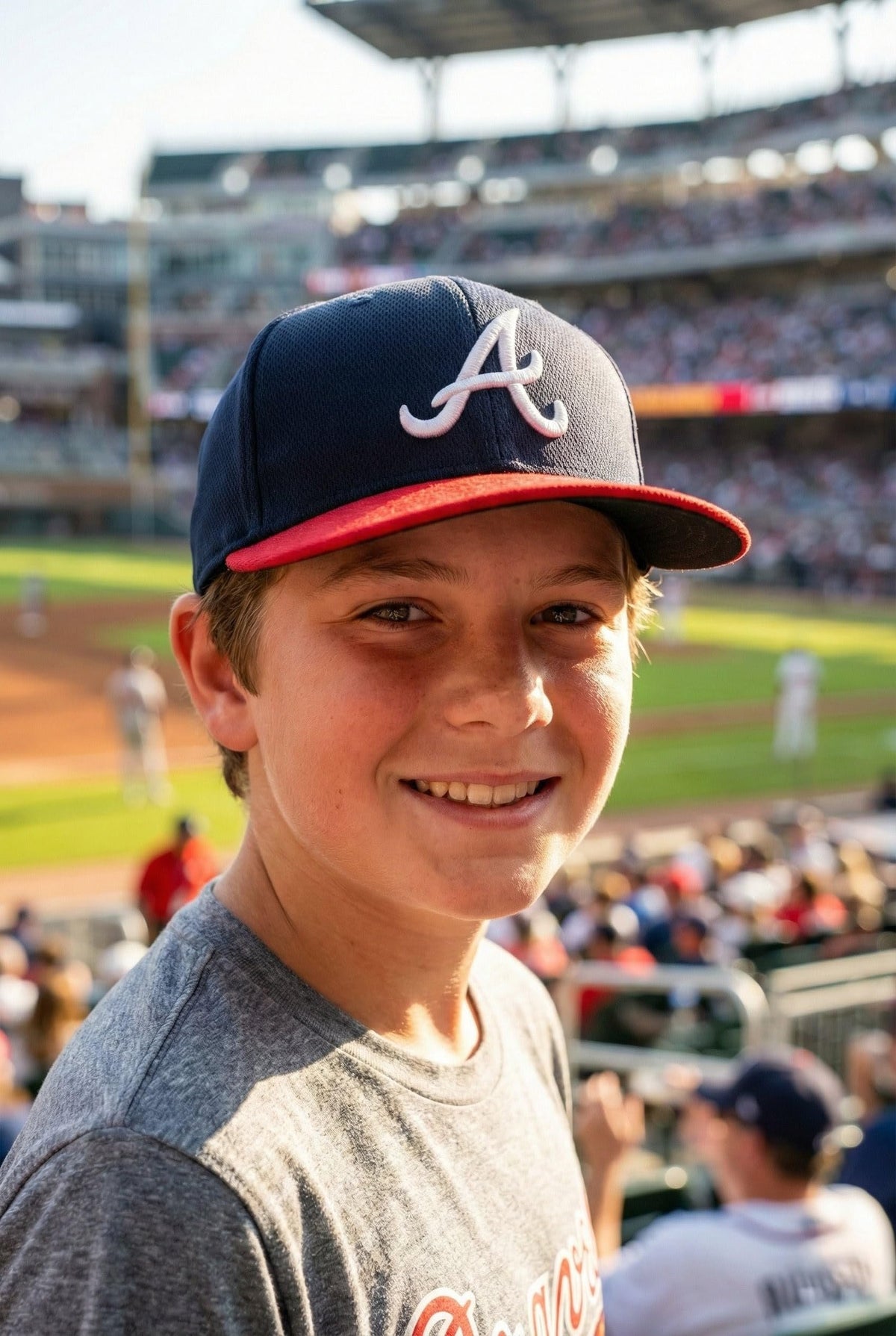 Atlanta Braves Hat Youth / Kids Classic Edition MLB Baseball Team Logo Adjustable Cap (Red/Navy) New