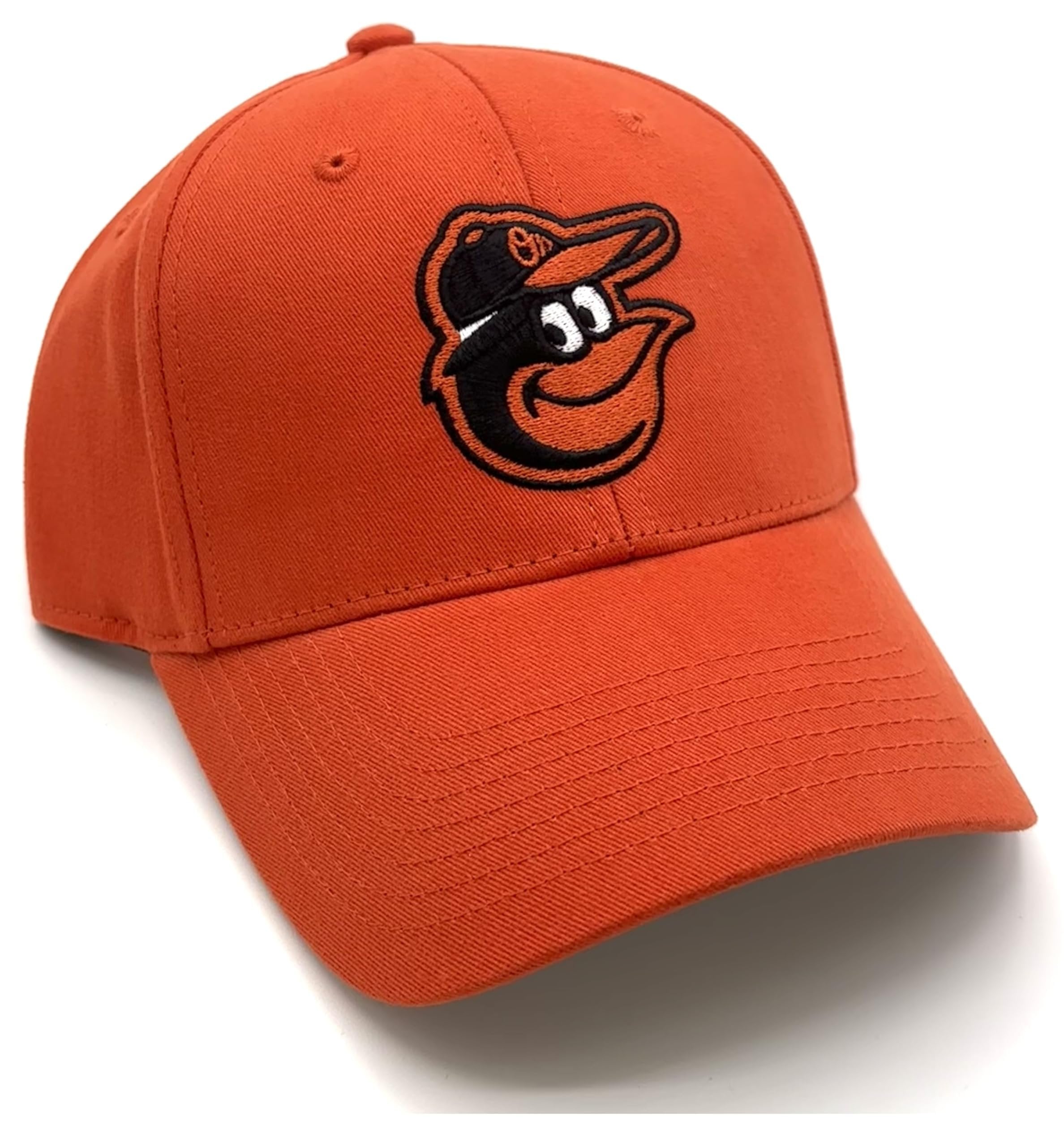 Officially Licensed Baltimore Orioles Girls Orange MVP Baseball Hat Adjustable Youth Sports Cap