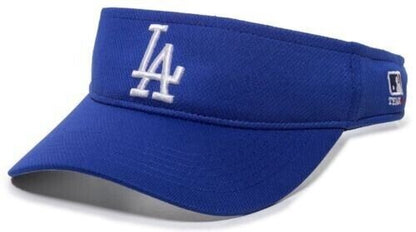 LOS ANGELES DODGERS BLUE VISOR HAT MVP AUTHENTIC MLB BASEBALL TEAM NEW ADJUSTABLE CAP