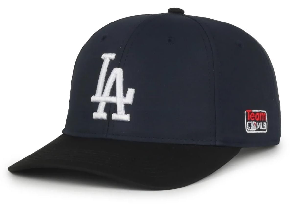 Officially Licensed Los Angeles Youth Kids Baseball Hat Classic Edition Adjustable LA Team Logo Two-Tone Cap