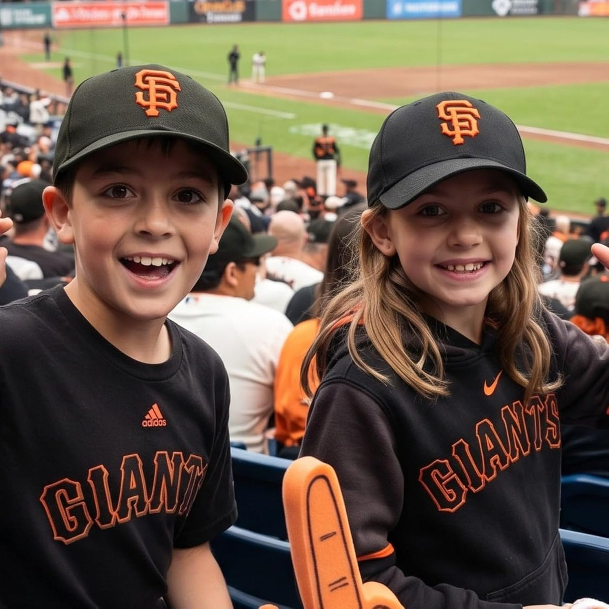 San Francisco Youth Black MVP Hat Baseball Cap SF Logo for Boys and Girls