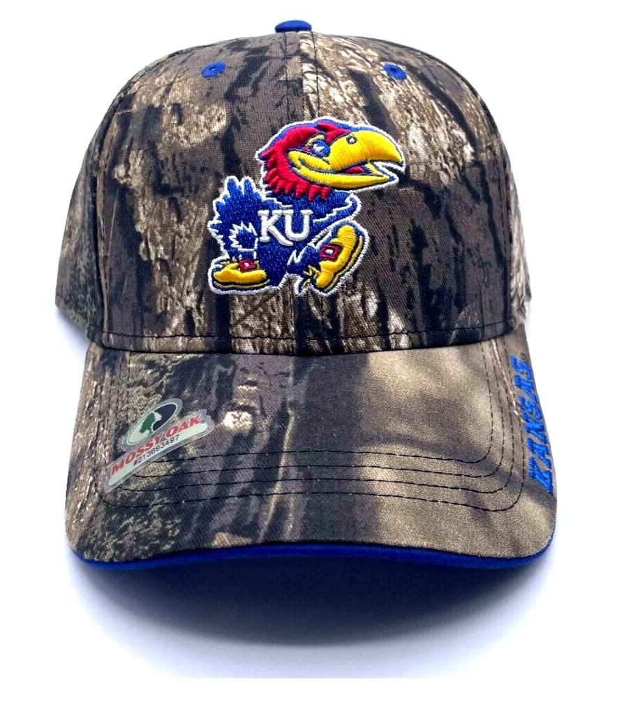 Kansas University Hat Adjustable Classic Jayhawks Logo Cap Multicolor