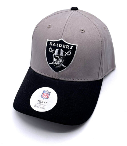 LAS VEGAS RAIDERS TWO-TONE HAT MVP AUTHENTIC NFL FOOTBALL TEAM CAP NEW