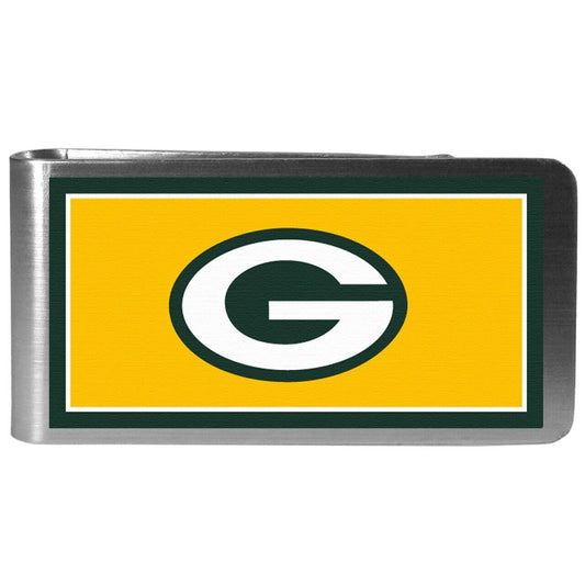 GREEN BAY PACKERS STEEL MONEY CLIP MVP AUTHENTIC NFL FOOTBALL TEAM NEW