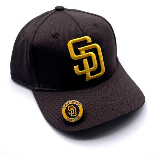 San Diego Baseball Youth Kids Hat Adjustable MVP Classic Embroidered Team Logo Cap (Brown)