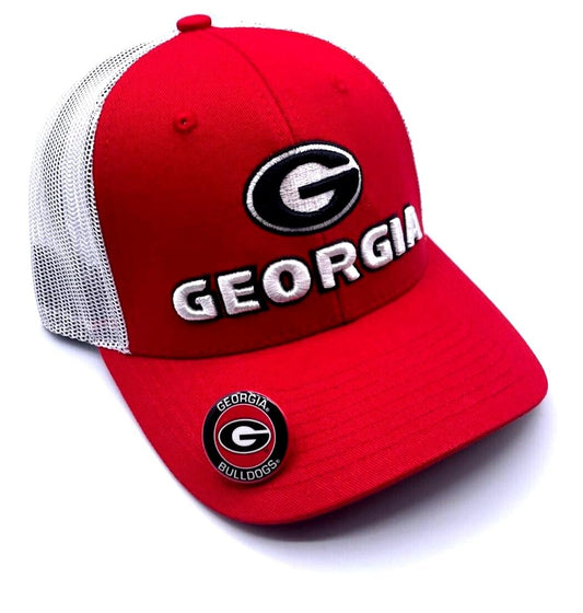 University Georgia Classic Two-Tone Hat Adjustable Bulldogs Mesh Trucker Cap (Multicolor)