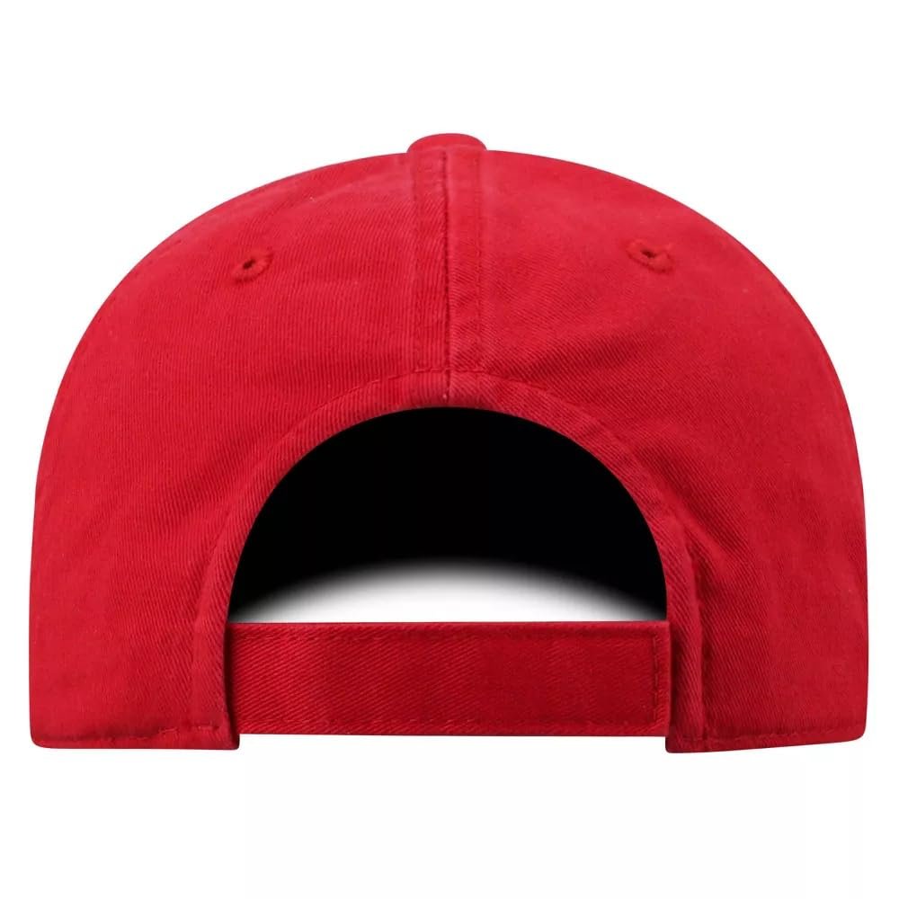 Officially Licensed Utah Classic Edition Hat Utes Team Logo Adjustable Relaxed Fit Cap (Red)