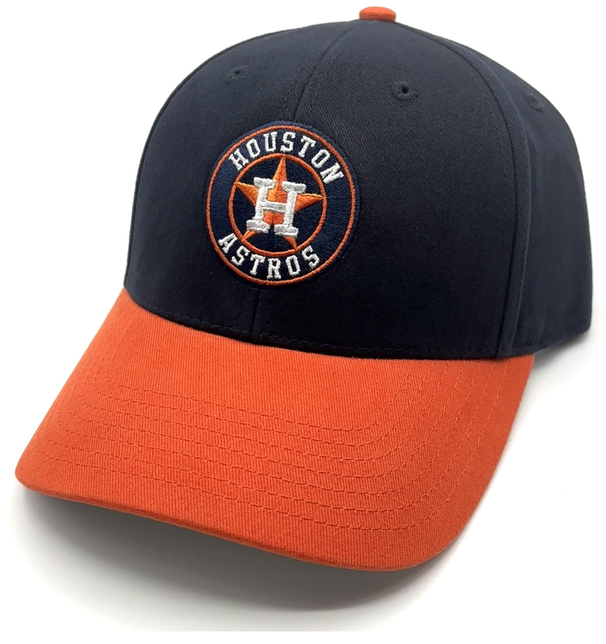 Officially Licensed Houston Youth Kids Baseball Hat Classic MVP Adjustable Embroidered Team Logo Structured Two-Tone Cap