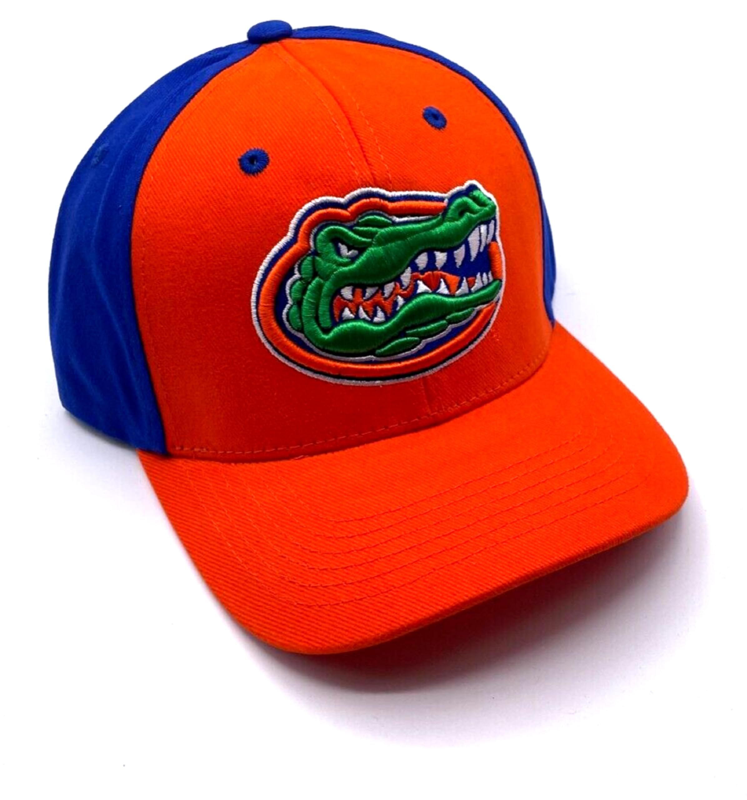 Officially Licensed University Florida Classic Two-Tone Hat Adjustable Gators Team Logo Embroidered Cap