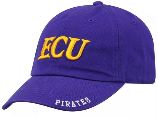 East Carolina Pirates Hat Relaxed Fit Embroidered NCAA College Football Team Logo University Cap New