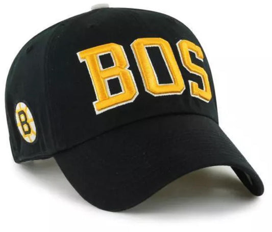 Boston Bruins Hat NHL Hockey Clean Up Classic Edition Relaxed Fit Adjustable Team Logo Cap New