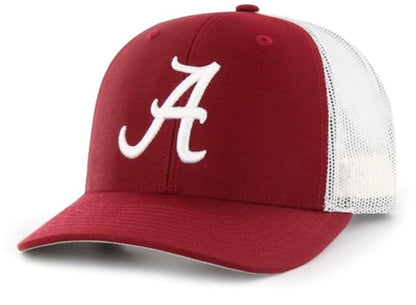 Officially Licensed Alabama University Hat Classic Team Logo Adjustable Mesh Trucker Crimson Structured Cap