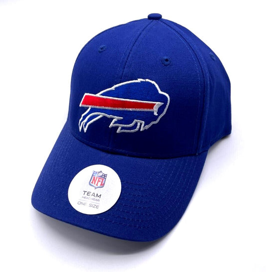 Buffalo Bills Hat Solid Blue MVP Structured Style NFL Football Team Logo Cap New