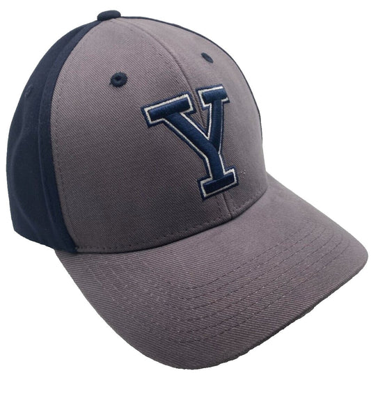 YALE BULLDOGS TWO TONE SNAPBACK HAT MVP AUTHENTIC NCAA FOOTBALL TEAM NEW CAP