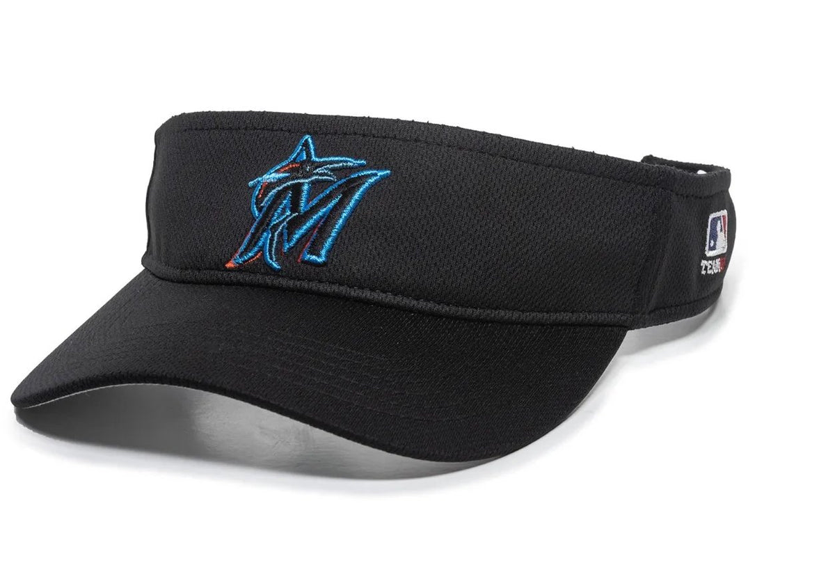 Miami Marlins Visor Hat MVP Authentic MLB Baseball Team Logo Adjustable New Cap