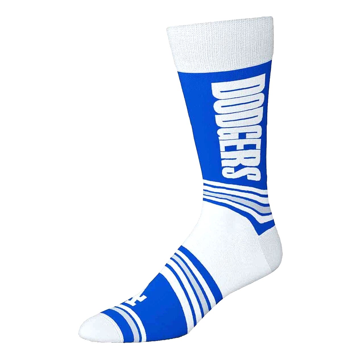 LOS ANGELES DODGERS LOGO ADULT OSFM CREW SOCKS AUTHENTIC MLB BASEBALL TEAM NEW