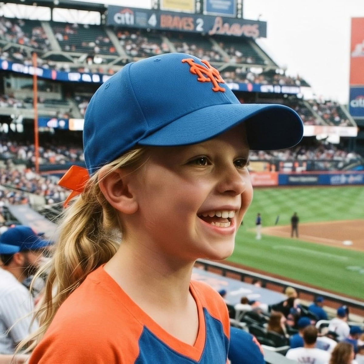 New York Mets MLB Youth MVP Hat Royal Blue Cap for Boys and Girls