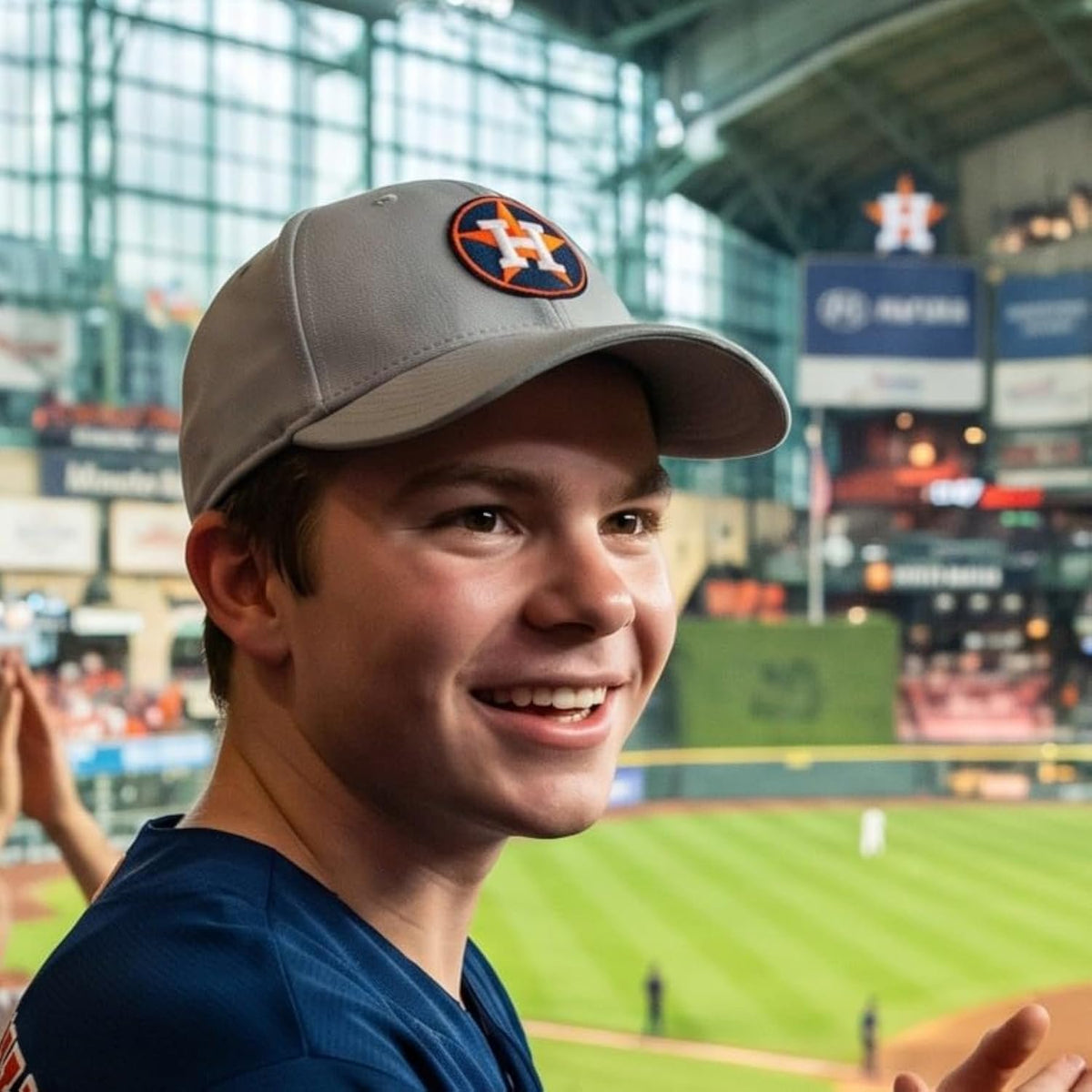 Houston Astros Gray MVP Youth Hat Embroidered Logo Cap for Boys and Girls