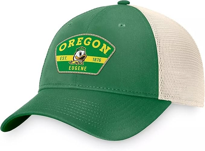 Oregon University Hat Classic Mesh Trucker Embroidered Team Logo Adjustable Cap