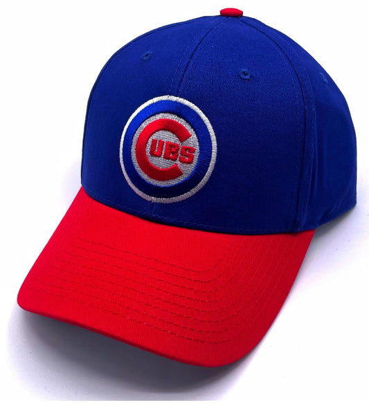 Chicago Cubs Hat Two Tone MVP Structured Style MLB Baseball Team Logo Cap New