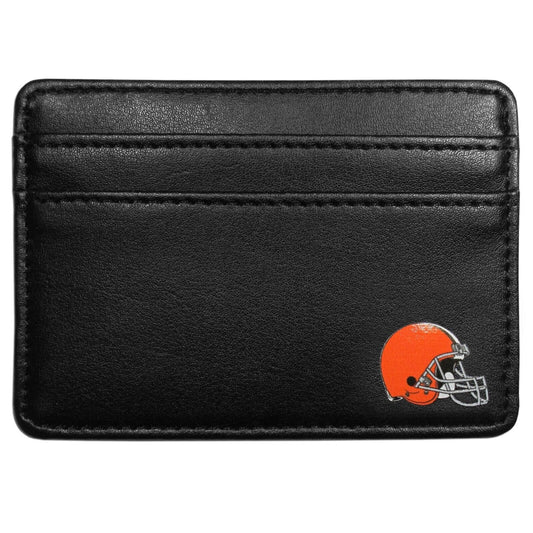 Cleveland Browns Weekend Wallet Man Made Leather NFL Football Team Logo Authentic New