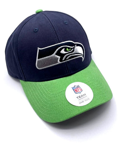 SEATTLE SEAHAWKS TWO-TONE HAT MVP AUTHENTIC NFL FOOTBALL TEAM CAP NEW