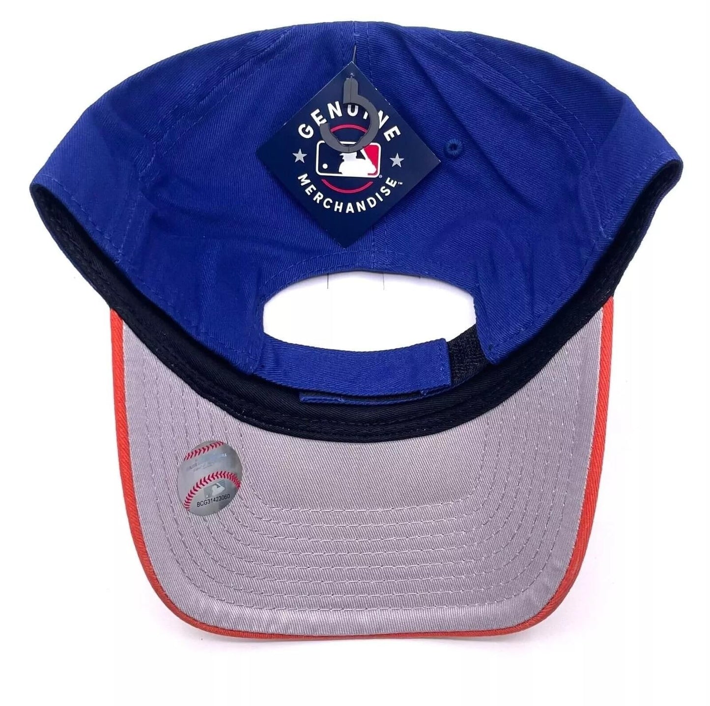 Officially Licensed NY Mets Youth Kids Baseball Hat Classic MVP Adjustable Embroidered Team Logo Structured Two-Tone Cap