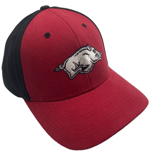 ARKANSAS RAZORBACKS TWO TONE SNAPBACK HAT MVP AUTHENTIC NCAA FOOTBALL TEAM NEW