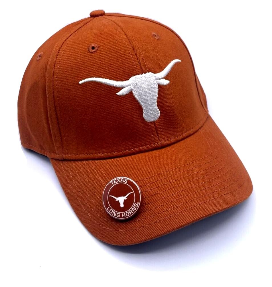 Texas University MVP Classic Edition Hat Embroidered Team Logo Adjustable Structured Cap (Charcoal)