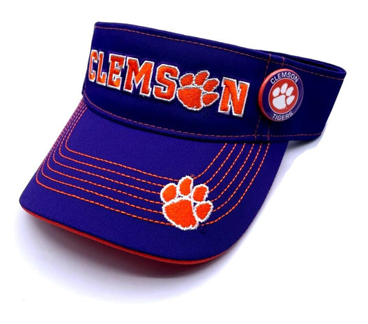 Clemson Tigers Visor Hat Adjustable Classic NCAA College Football University Team Logo Cap New