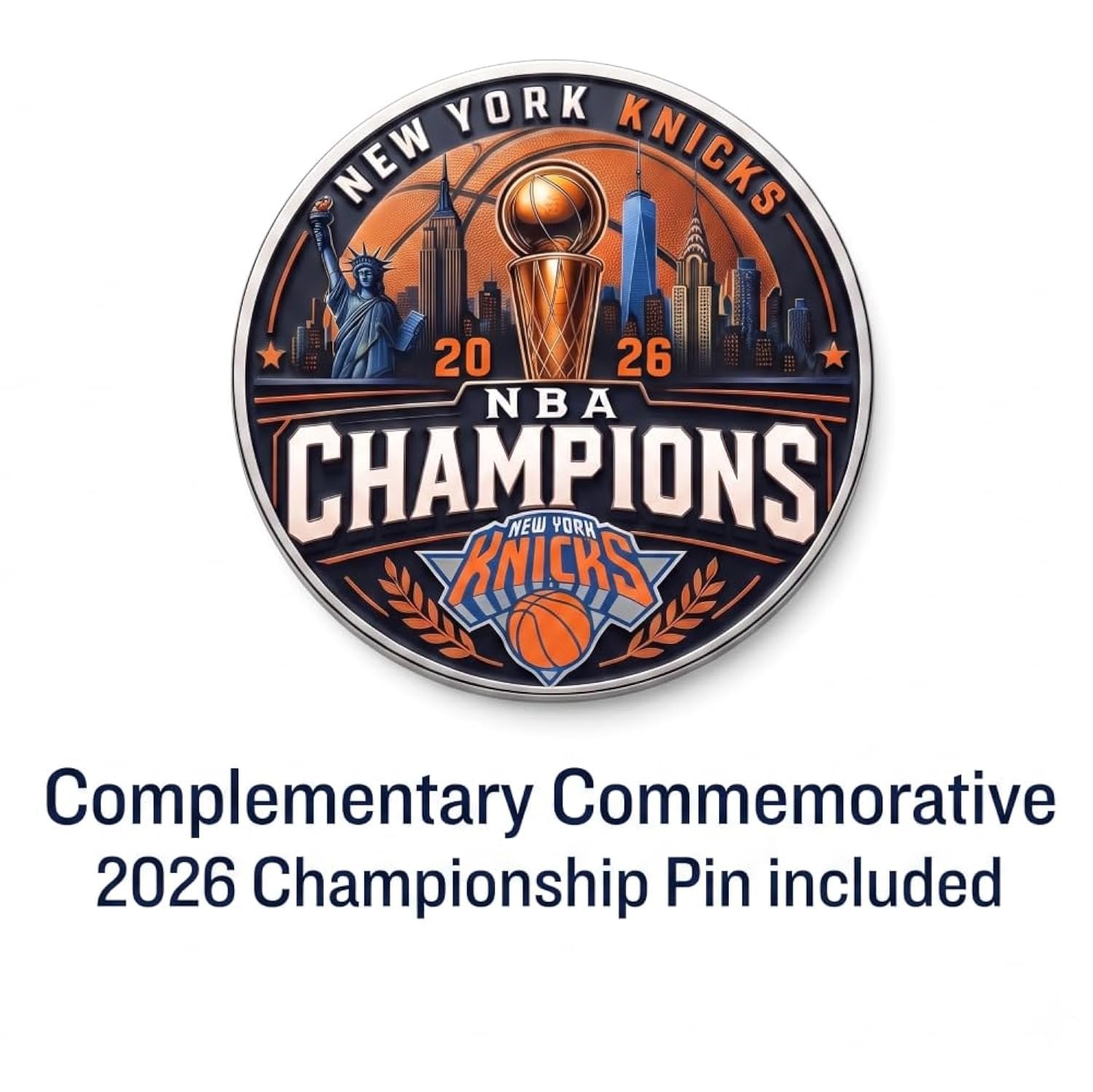 Officially Licensed New York Knicks Championship Black MVP Hat, Adjustable Embroidered Structured Sports Cap