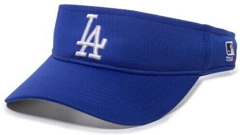 Los Angeles Dodgers Visor Blue Hat LA MLB Baseball Team Logo Adjustable New Cap