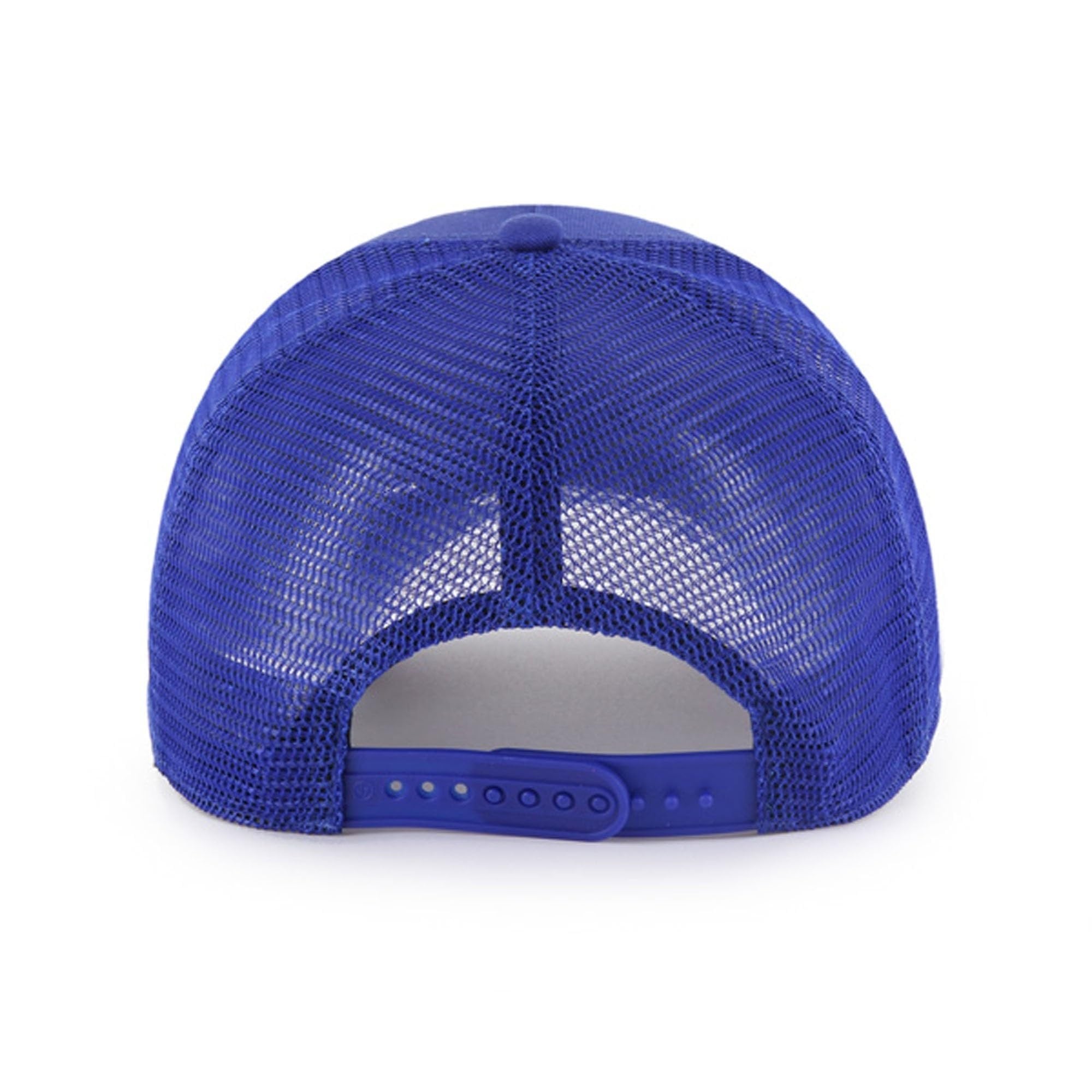 Officially Licensed NY Mets Blue Mesh Trucker Hat Classic Orange NY Logo Embroidery Adjustable Sports Cap
