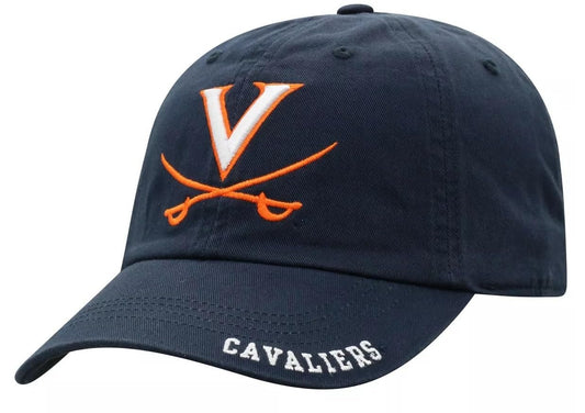 Officially Licensed Virginia University Classic Edition Hat Adjustable Relaxed Fit Team Logo Embroidered Blue Cap