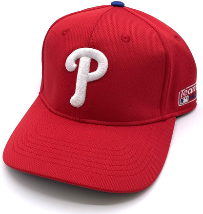 Officially Licensed Philadelphia Youth Kids MVP Red Hat Classic Team Logo Adjustable Embroidered Baseball Cap