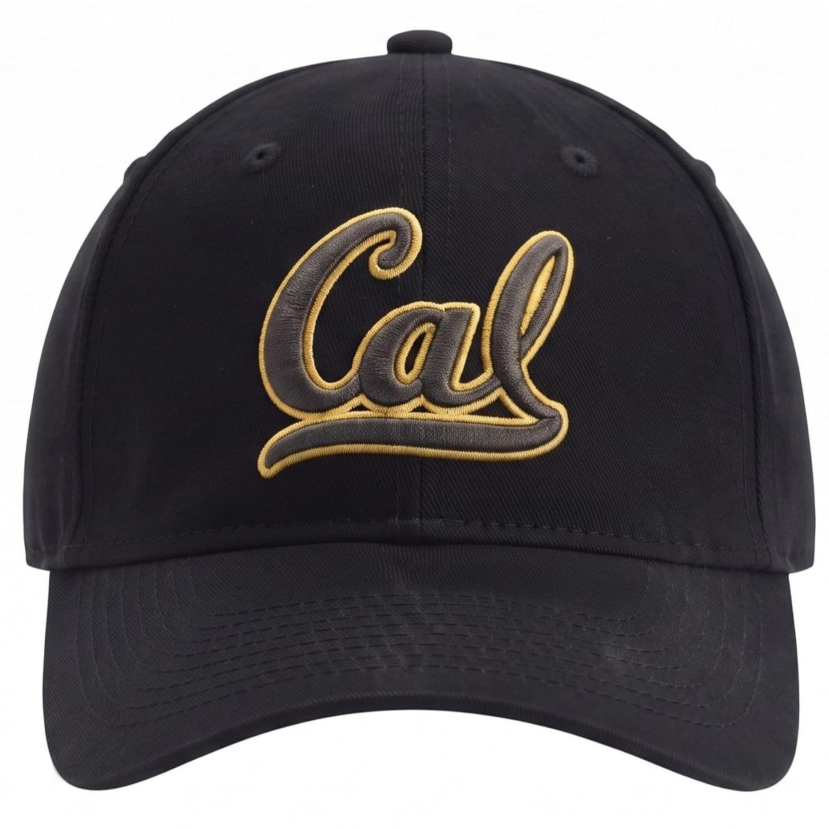 Officially Licensed Cal Berkeley Black MVP Hat Classic Embroidered University Team Logo Adjustable Structured Multicolor Sports Baseball Cap