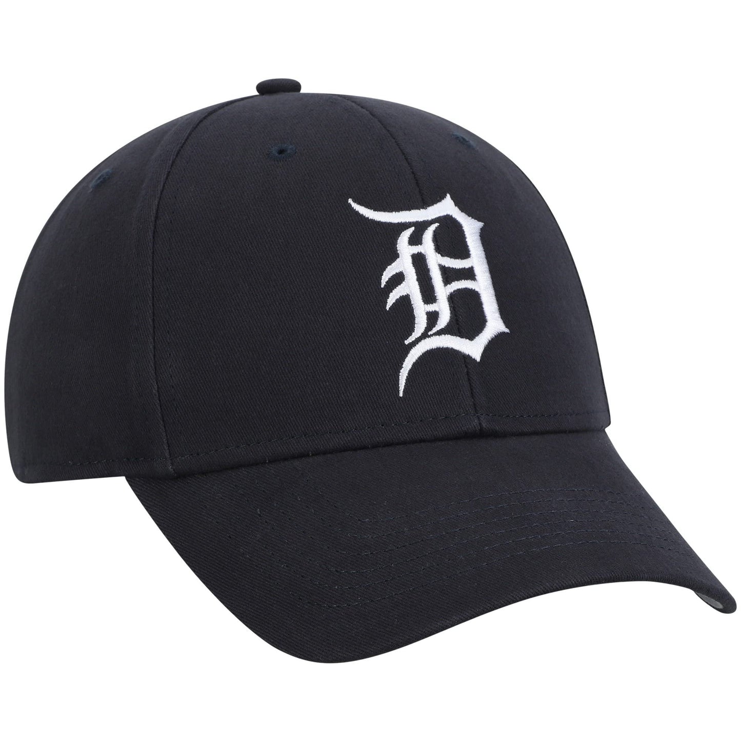 Detroit Tigers Hat Solid Navy Blue MVP Structured MLB Baseball Team Logo Ball Cap New