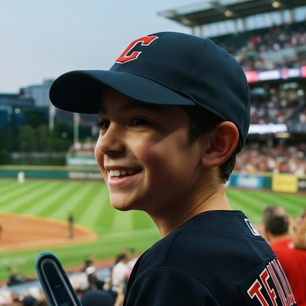 Cleveland Guardians Youth MVP Hat Navy & Red 'C' Logo Cap for Boys & Girls