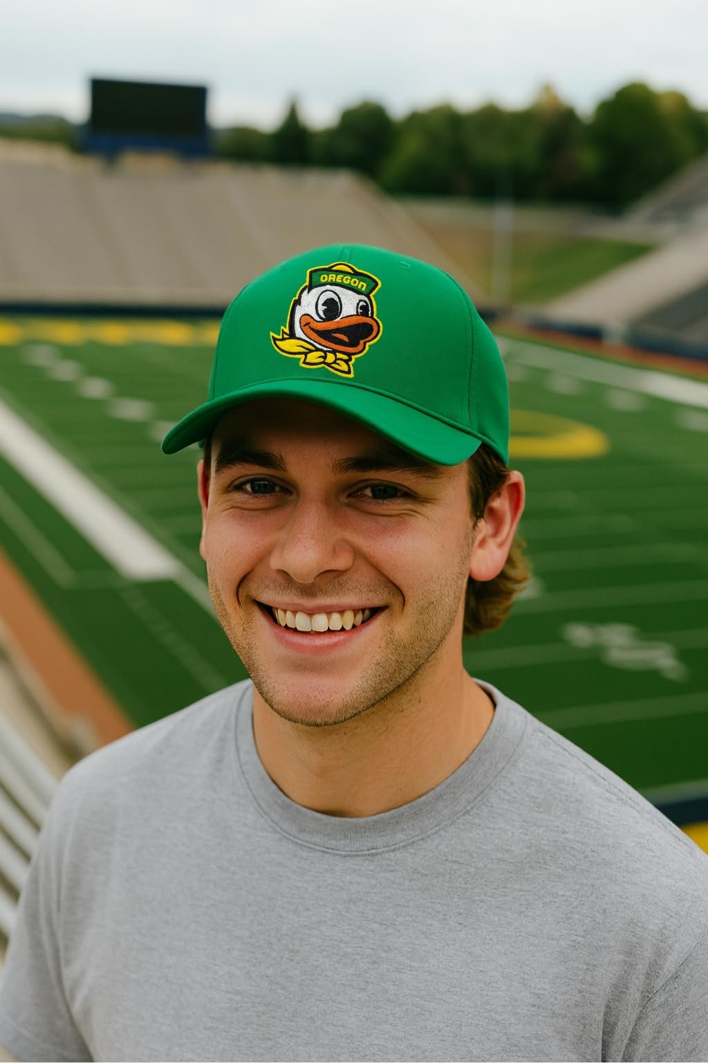 Oregon University Team Hat Classic Embroidered Adjustable MVP Cap Multicolor